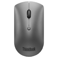联想(Lenovo)ThinkBook BT Silent Mouse双模鼠标 联想电脑办公鼠标 双蓝牙5.0鼠标