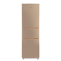 美的(Midea)213升三门冰箱三温室直冷小冰箱分类存储保鲜节能安静家用冰箱低温补偿自动调温度BCD-213TM(E)