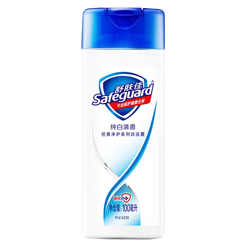 舒肤佳净透泡沫沐浴露 山茶花香味700g 男女士通用