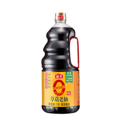 海天草菇老抽1.9L(0添加)点蘸炒菜上色焖炖卤味调味料厨房