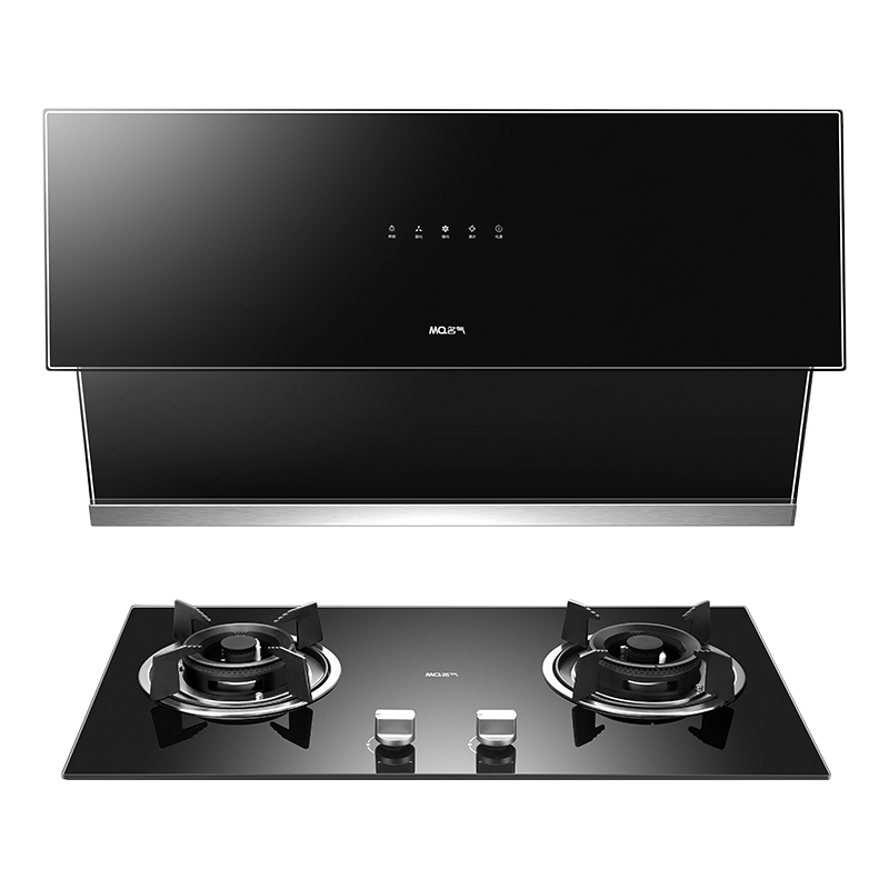 老板名气(MQ)油烟机烟灶套装 2301A+B311A(天然气)20m³大吸力家用侧吸油烟机+4.1KW大火力双眼燃气灶