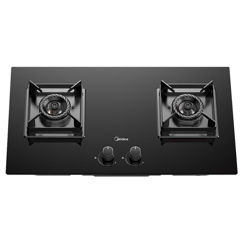 美的(Midea)燃气灶 大火力家用灶具 5.0kW猛火大火灶台嵌两用 JZT-Q523L-M 天然气