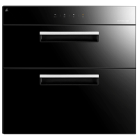 美的(Midea)消毒柜嵌入式大容量 二星级红外线高温消毒碗柜 智能家电家用烘干紫外线+光波消毒100Q15