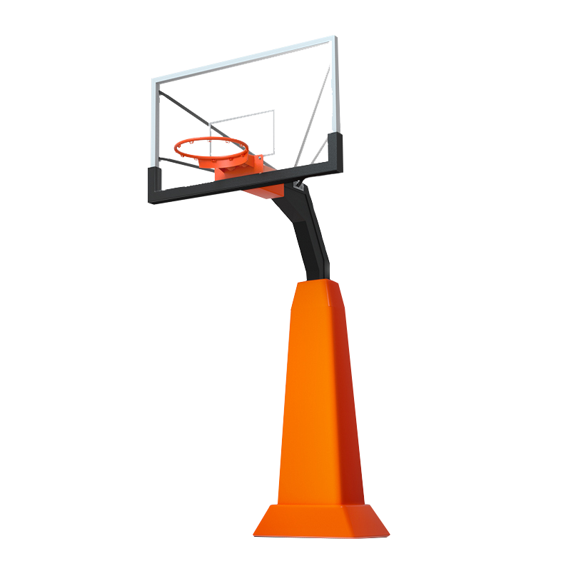 健伦成人篮球架比赛训练赛事馆高端款美式赛事地埋200*200