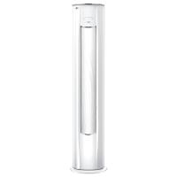 美的新风空调柜机3匹 新风量210㎥/h 新一级变频冷暖家用客厅立式圆柱柜式 焕新风 KFR-72LW/N8MKA1A