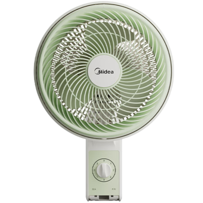 美的(Midea)电风扇 壁扇家用挂壁风扇卧室客厅轻音节能摇头电扇大风力空气循环扇 FWA23UA[机械拉绳式]