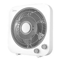 美的(Midea)台式转页扇电风扇鸿运扇台式学生宿舍家用转页扇落地扇家用 10吋 KYT25-22MW