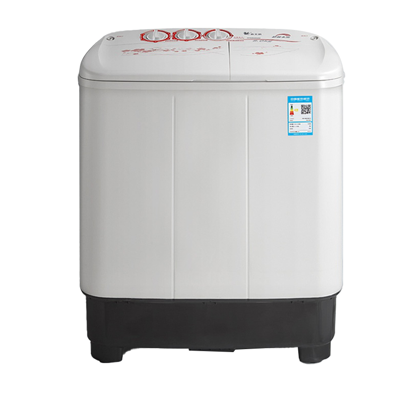 小天鹅(LittleSwan)8公斤家用双桶净魔方洗衣机 双缸 半自动洗脱分离洗衣机脱水机 品质电机TP80VDS08