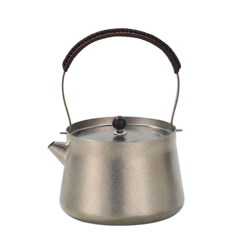 EDISH/壹滴水纯钛泡茶壶家用户外露营大容量野炊便携式隔热