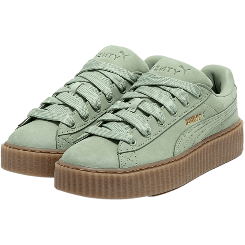 Puma 彪马2024新款男女同款蕾哈娜松糕厚底板鞋396813-02