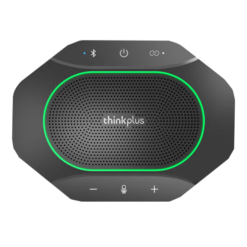 联想thinkplus视频会议全向麦克风免驱蓝牙降噪无线扬声器5米拾音器适用10~40㎡支持组队级联MK-MC600