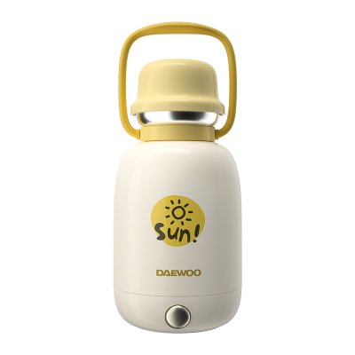 大宇(DAEWOO)便携式烧水壶 电热加热水杯旅行热水壶旅游电水壶保温杯恒温水壶婴儿防倾漏不烫伤D13S-YGH