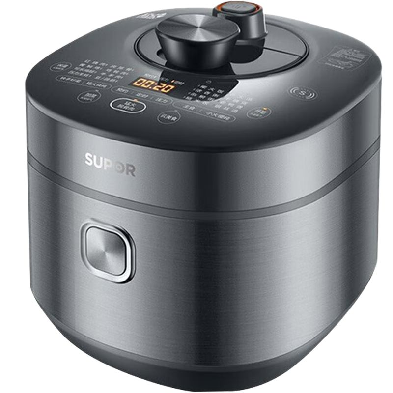 苏泊尔(SUPOR)电压力锅智能操作2200W大火力家用5L/升电高压锅一锅双胆IH电磁加热SY-50HC37Q