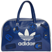 adidas阿迪达斯三叶草运动拎包2024秋女复古收纳保龄球包 IX6842