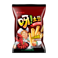 好丽友 呀!土豆 脆脆星麻辣小龙虾70g*6/袋(休闲零食) 休闲零食品薯片童年怀旧
