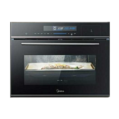 美的(Midea)嵌入式蒸烤一体机BS5053W 家用智能多功能蒸箱烤箱二合一 APP操控 50L大容量搪瓷内胆立体烘烤
