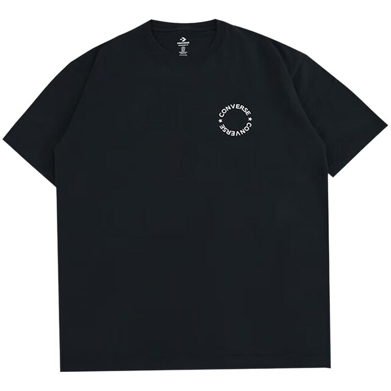 Converse匡威新款男女同款运动休闲简约百搭短袖T恤10027950-A02