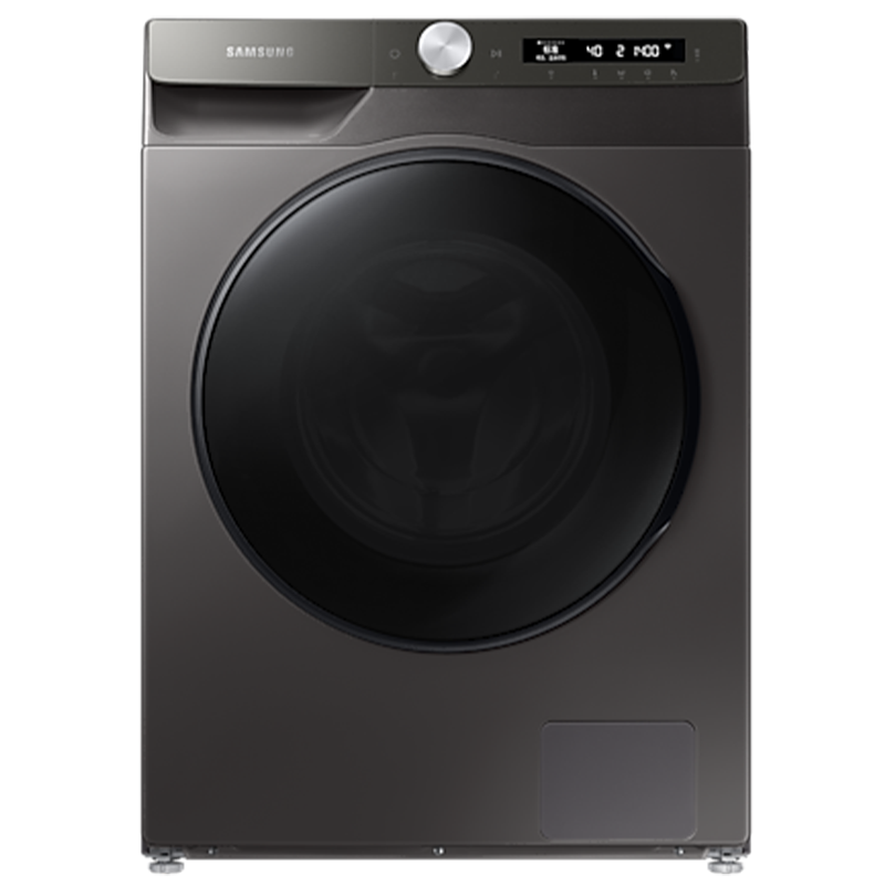 三星(SAMSUNG)家用泡泡净12kg除菌护衣洗烘一体全自动滚筒洗衣机 大容量 筒自洁 WD12T504DBN/SC