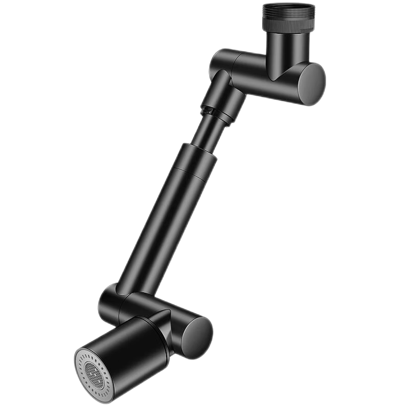 陶市新型机械臂万向水龙头延伸器防溅起泡水嘴可旋转加长摇臂接头