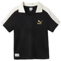 彪马(PUMA)2024秋女舒适时尚透气短袖POLO 629235-01
