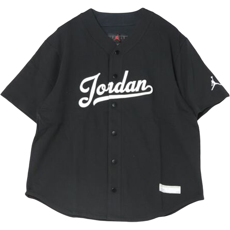 Nike耐克JORDAN男子开衫短袖运动休闲宽松V领半袖T恤 FN4664-010