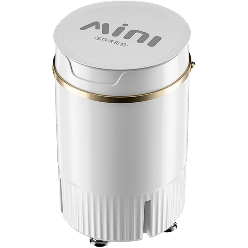 迷你洗衣机小型婴儿童家用宿舍洗内衣裤洗袜子的小洗衣机妖怪宝宝半自动洗衣机 豪华款少女粉成人用可刷鞋