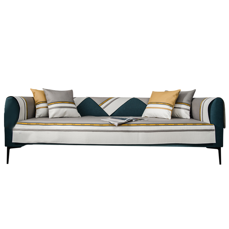 京城派 中式四季沙发垫套装沙发套罩巾套装坐垫子巾春夏季坐垫子防滑红木沙发垫子新中式细棉麻沙发垫123组合沙发贵妃可定制