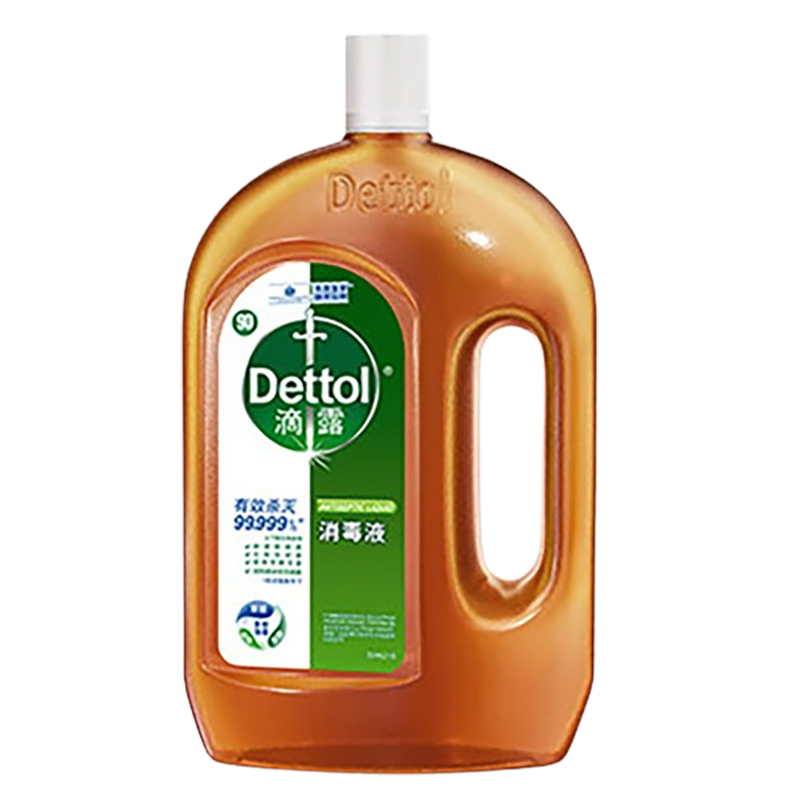 滴露消毒液衣物除菌液家居宠物环境地板杀菌除螨1.8L*2