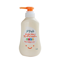 日本花王Merit儿童宝宝无泪无硅油泡沫弱酸护发素360ml
