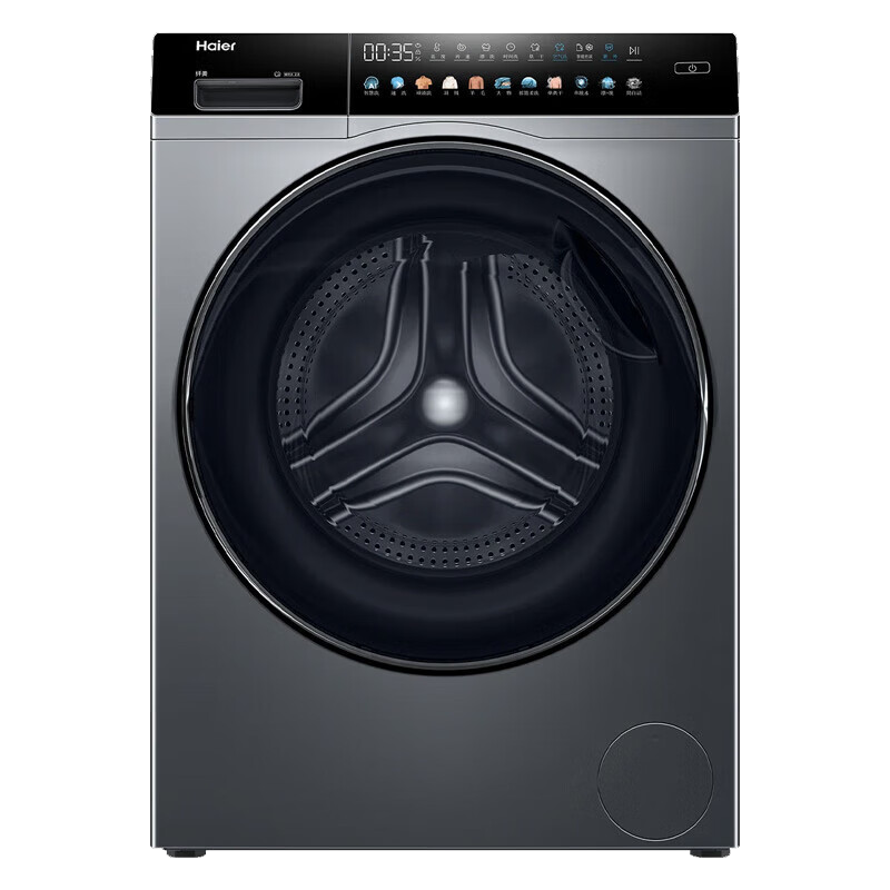 海尔精华洗2.0超薄直驱洗烘一体10公斤滚筒洗衣机 XQG100-HBD14166PROL