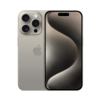 [12期0息]Apple iPhone 15 Pro Max 256G 原色钛金属 移动联通电信手机 5G全网通手机[12期分期]
