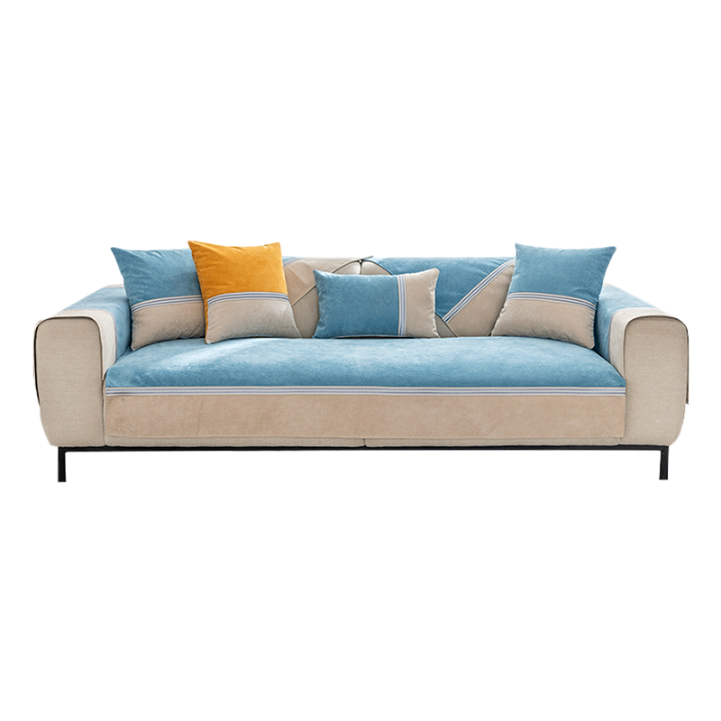 添福运 四季防水沙发垫套装防滑沙发坐垫子123组合春夏季防水科技布沙发垫布艺简约北欧风夏天沙发套罩巾支持定制飘窗垫