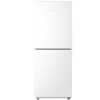 美的(Midea)电冰箱180升白色大冷冻力双开门两门小型家用租房宿舍低音节能可冷藏冷冻速冻直冷多层分储MR-189E