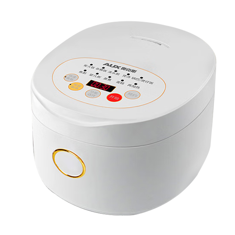 奥克斯电饭煲多功能家用智能预约3L-5L升电饭锅小型迷你柴火饭2-6人蒸饭煲 4L