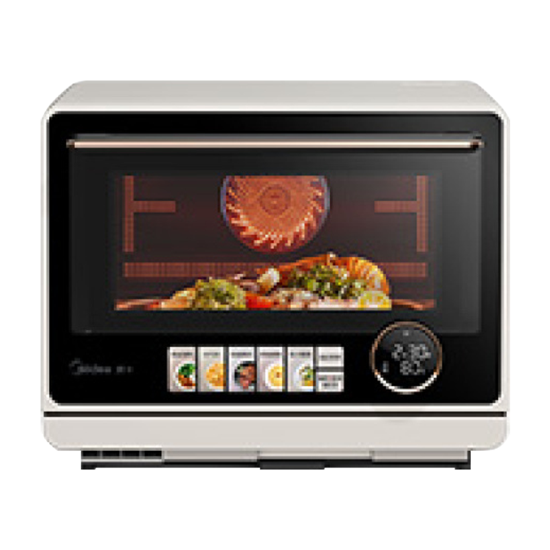 美的寻味PRO微波炉家用微蒸烤炸四合一体机空气炸锅烤箱蒸烤箱G21
