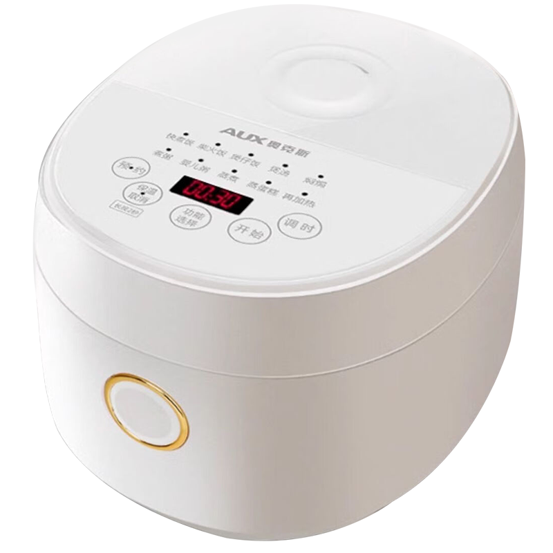 奥克斯电饭煲多功能家用智能预约3L-5L升电饭锅小型迷你柴火饭2-6人蒸饭煲 5L