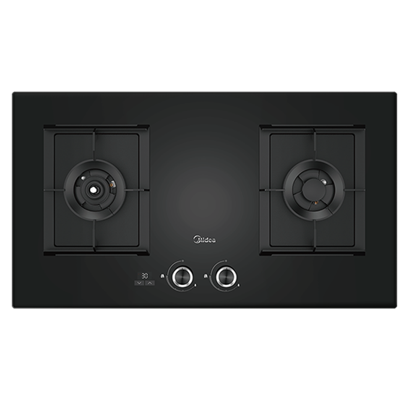 美的(Midea)定时灶+防干烧灶 家用燃气灶双灶双眼灶5.2大火力灶具天然气灶Q519S煤气灶双灶台式嵌入式两用炉灶