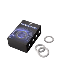 GALAKU男用物理延时套环防水阴茎套锁精环房事外用阻复环三重锁精螺纹大颗粒锁精房事时间环成人情趣性用品sm另类玩具