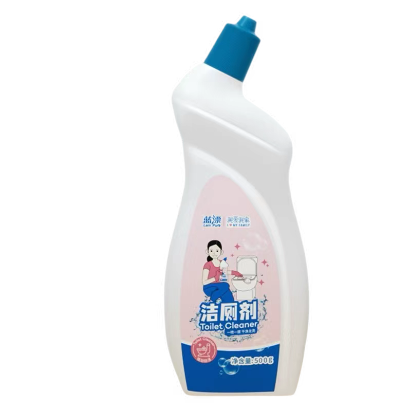 蓝漂洁厕灵马桶清洁剂500g*2瓶除臭洗厕所洁厕液去异味除尿垢家用