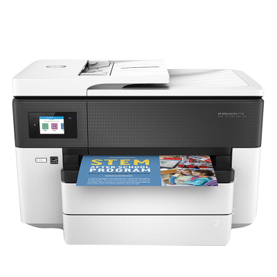惠普HP OfficeJet Pro 7730 彩色喷墨A3打印机 惠普7730打印机无线网络A4自动双面打印复印扫描传真机一体机办公商用商务四合一设计图片惠普7720惠普7740