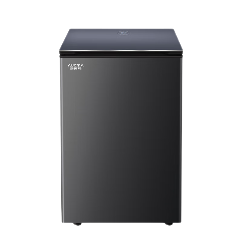 澳柯玛(AUCMA)家用冰柜单温冷藏冷冻转换新款卧式节能一级能效微霜低温海鲜商用冷柜小型玻璃门BC/BD-101GESV