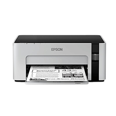 爱普生(EPSON)M1108黑白墨仓式打印机学生作业家用办公小型环保墨仓易加墨水联供黑白喷墨打印机文档文件打印 套餐2