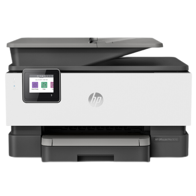 惠普(hp)9010彩色喷墨多功能打印机一体机复印机扫描传真A4家用家用商用办公文档试卷资料材料打印机自动双面套餐2