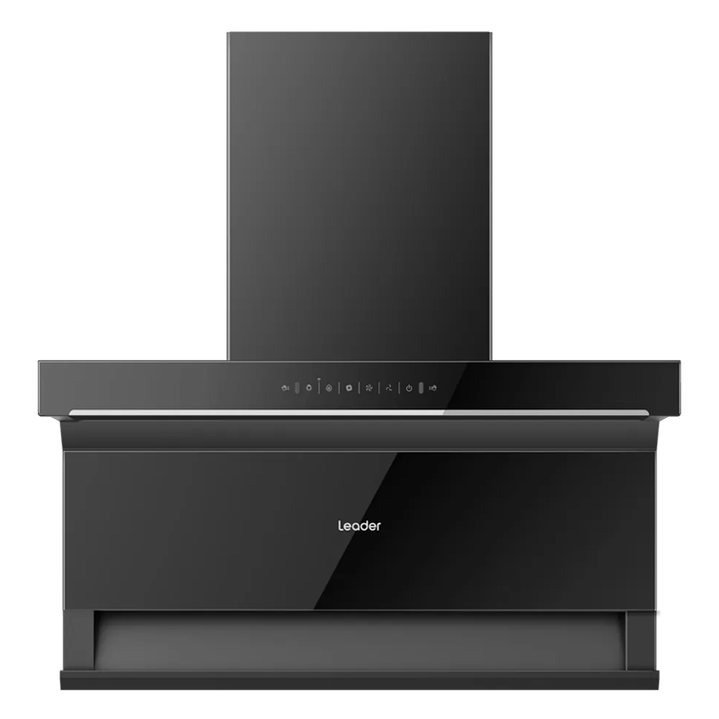 Leader海尔出品油烟机顶侧双吸23m³大吸力高频自清洗挥手+手机APP双智控 L9X7QU1