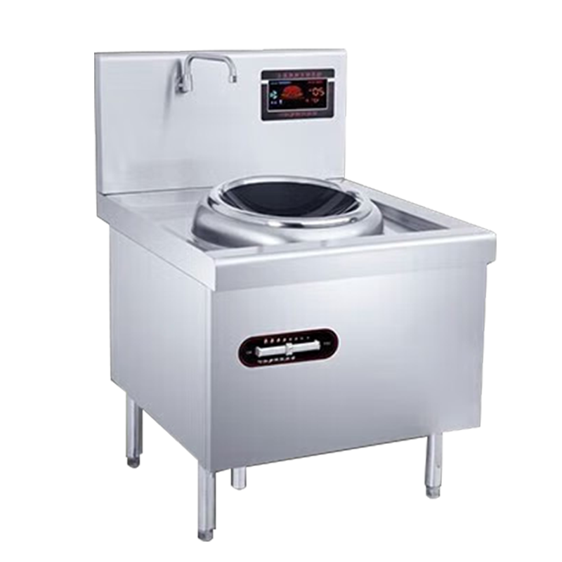 意黛斯(YIDAISI)大锅灶商用食堂厨房大功率电磁小炒炉炒菜灶电磁灶电灶台MG-YDS08DW-08单头无尾小炒304