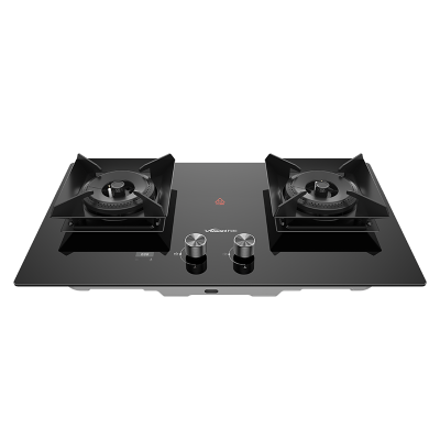 万和 一级能效 钢化玻璃燃气灶双灶具 5.2KW大火力 台嵌两用智能定时燃气灶 JZT-P6L50[天然气]