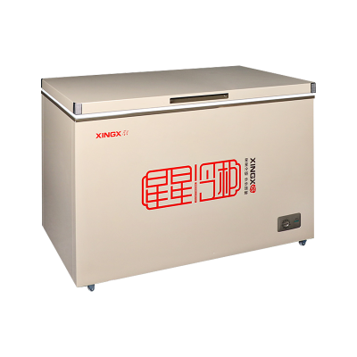 星星(XINGX)BD/BC-501A商用冰柜501升大容量卧式冷藏冷冻单温转换冷柜深冷速冻商用保鲜设备 顶开门