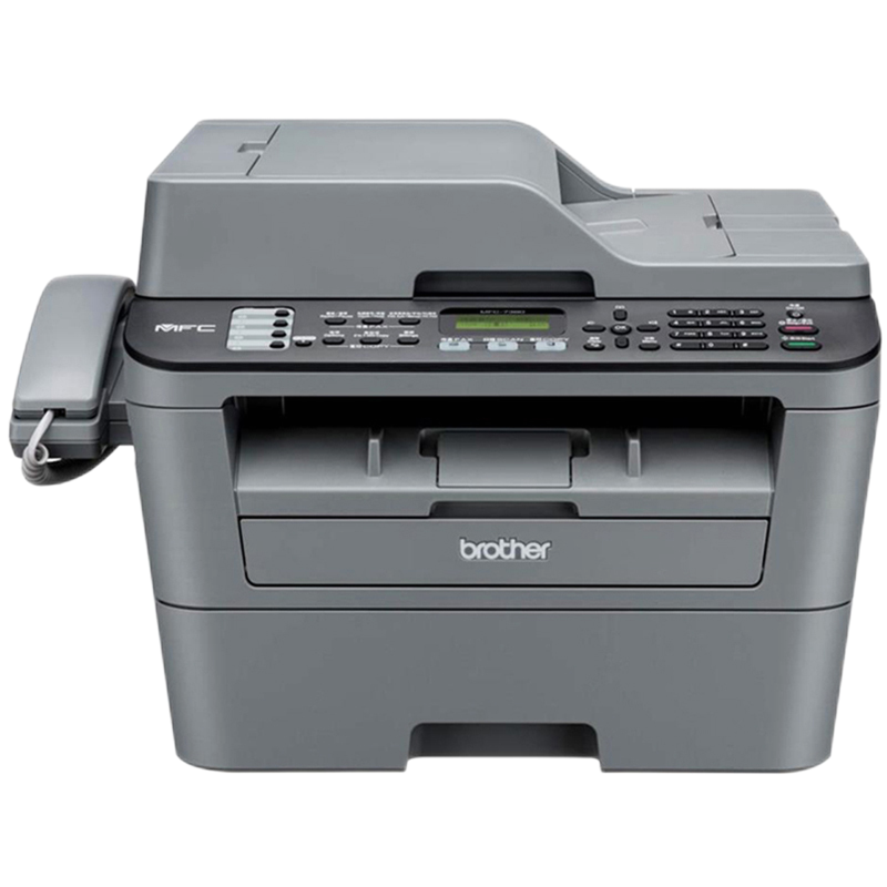 兄弟(brother)MFC-7480D A4黑白激光多功能打印复印扫描传真机一体机自动双面打印兄弟打印一体机打印复印一体机打印复印扫描一体机套餐2