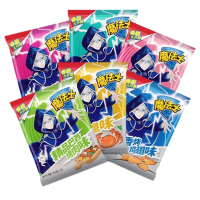 魔法士干脆面大包35g*30包大份量怀旧儿童膨化零食干吃面宿舍休闲零食品小吃(章鱼保罗海鲜味)
