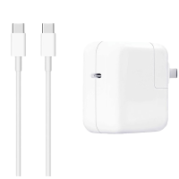 [认证快充]适用苹果电脑macbook air/mac/pro笔记本充电线器USB-C电源适配器30W快充平板